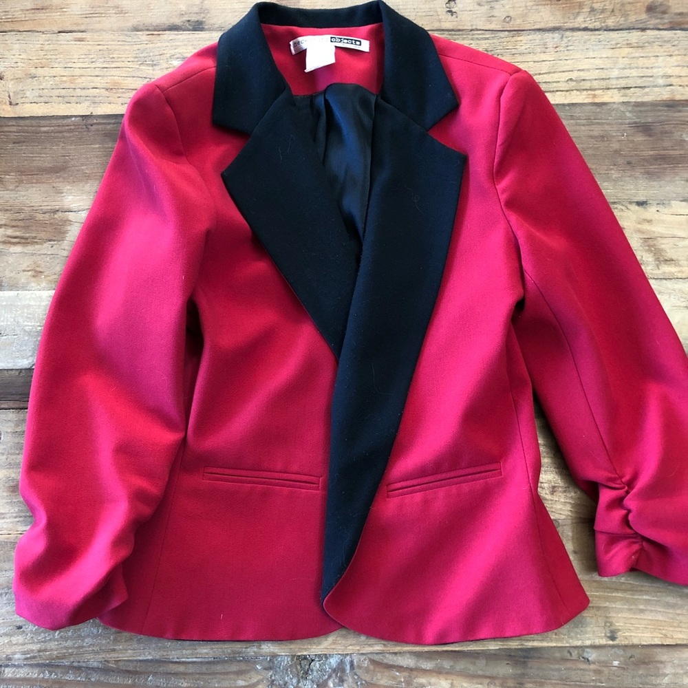 Red and Black Blazer